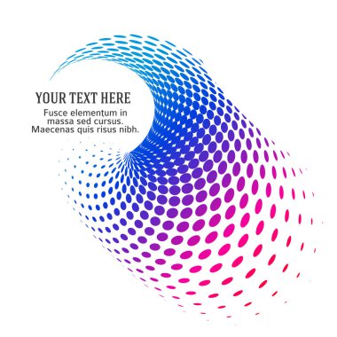 Tasarım ögeleri sembolü Düzenlenebilir simge - Yarım ton daireler, yarım ton nokta deseni beyaz arkaplan. Vektör illüstrasyonunda teknoloji ve elektronik için siyah soyut rastgele noktalar 10 kare yer alıyor