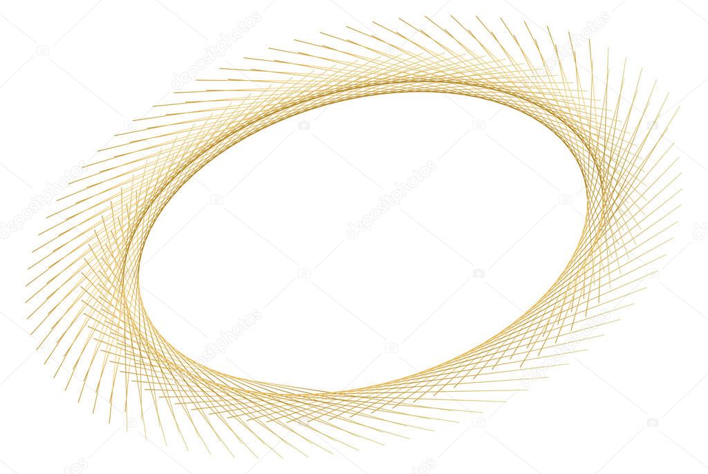 Abstract spiral rainbow design element on white background of twist lines. Vector Illustration eps 10 Golden ratio traditional proportions vector icon Fibonacci spiral. for elegant business card