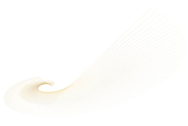 Büküm çizgilerinin beyaz arka planında soyut spiral gökkuşağı tasarımı ögesi. Vektör İllüstrasyonu, geleneksel oran vektör ikonu Fibonacci spiralinin 10 Altın oranına ulaştı. Zarif kartvizit için