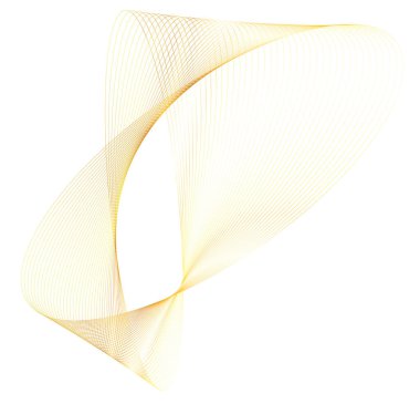 Tasarım elemanları. Parlak çizgilerin dalgası. Beyaz arka planda soyut parlak dalgalı çizgiler izole edildi. Yaratıcı çizgi sanatı. Vektör illüstrasyon EPS 10. Harman kullanılarak oluşturulan çizgilerle renkli dalgalar