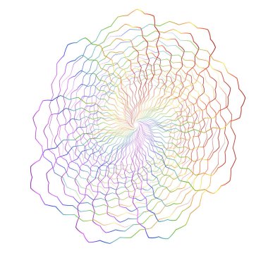 Büküm çizgilerinin beyaz arka planında soyut tasarım ögesi. Vector Illustration 10 Altın Orantılı Geleneksel Oranlar Vektör Güzellik Salonu, zarif kartvizit için, arka plan etkinlik partisi