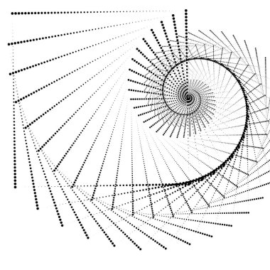 Büküm çizgilerinin beyaz arka planında soyut tasarım ögesi. Vector Illustration 10 Altın Orantılı Geleneksel Oranlar Vektör Güzellik Salonu, zarif kartvizit için, arka plan etkinlik partisi
