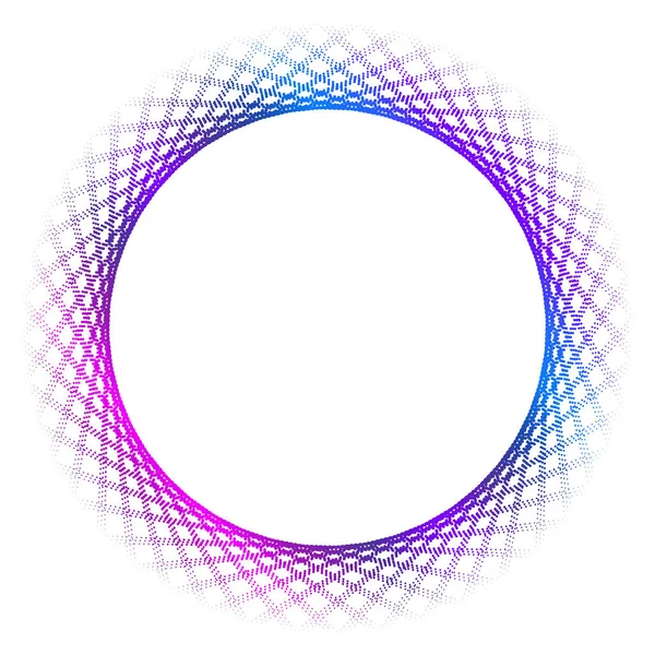 Abstraktes Gestaltungselement Auf Weißem Hintergrund Verdrehter Linien Vector Illustration Eps — Stockvektor