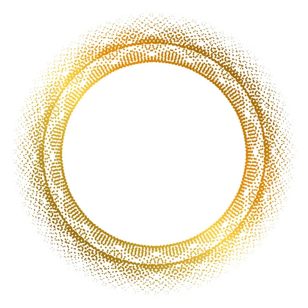 Абстрактный Элемент Дизайна Белом Фоне Крученых Линий Векторный Вектор Золотое — стоковый вектор