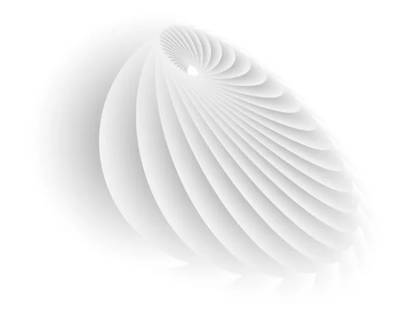 Abstrakcyjny Element Wzornictwa Spiralnego Białym Tle Linii Skrętnych Wektor Ilustracja — Wektor stockowy