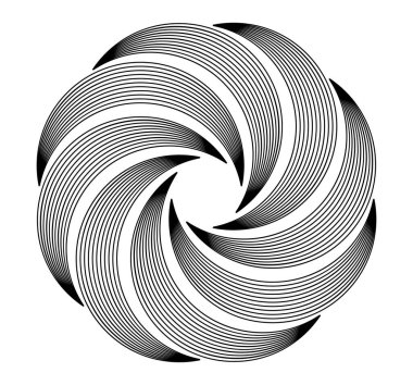 Büküm çizgilerinin beyaz arka planında soyut tasarım ögesi. Vector Illustration 10 Altın Orantılı Geleneksel Oranlar Vektör Güzellik Salonu, zarif kartvizit için, arka plan etkinlik partisi