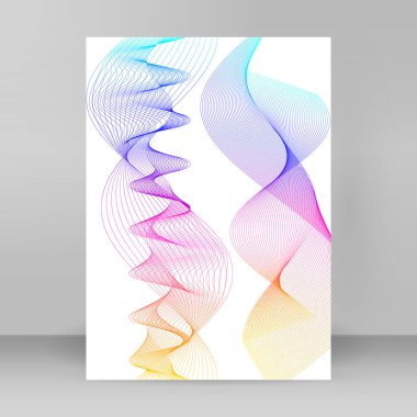 Çok amaçlı sunum için iş şablonları. Kolay düzenlenebilir EPS 10 düzeni. Yeni ürün bültenleri, teknoloji grafikleri, rapor firması ve etkinlik partisi için A4 format tanıtımı tasarımı broşürü