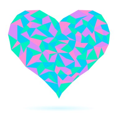 Kalp-izole-Tarih-beyaz-arka plan