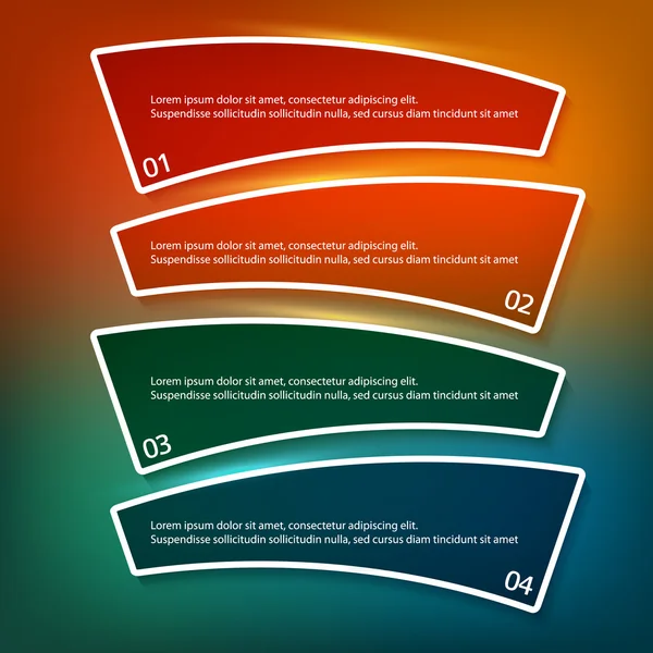 Page-Template-Dark-Rainbow-Background-layout-Flyer — Stockový vektor