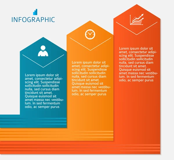 Arrow-Presentation-Page-template-layout-leaflet — Διανυσματικό Αρχείο