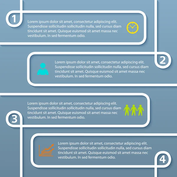 Loop-vector-template-Option-plan-booklet-Management — Archivo Imágenes Vectoriales