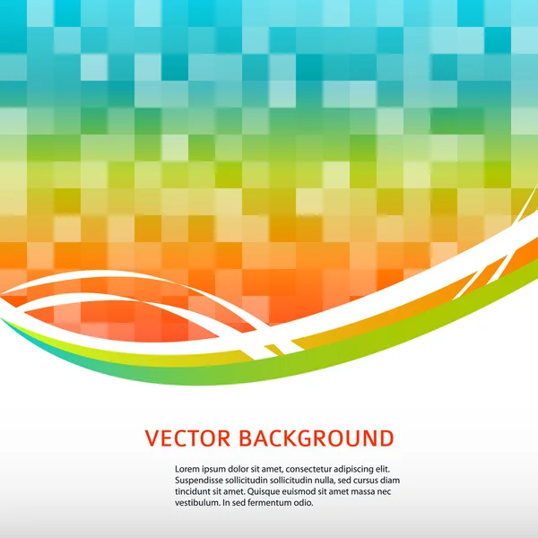 Background-Page-Booklet-Mosaic-Square-Sticker-Product — Stok Vektör