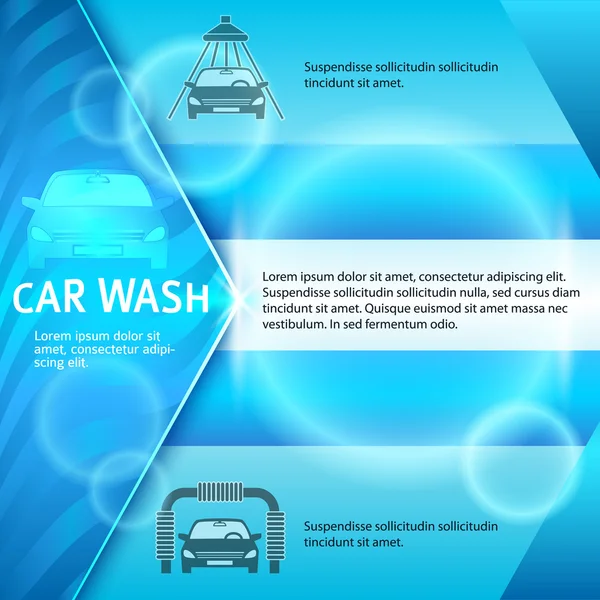 Car-Washing-template-Page-booklet-Background — Stock vektor