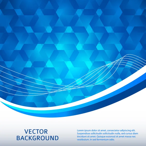 Label-template-Flyer-Background-Wave-Light — Vector de stock