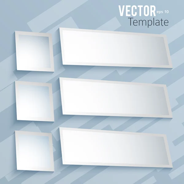 Vector-Presentation-template-layout-banner-Options — Archivo Imágenes Vectoriales