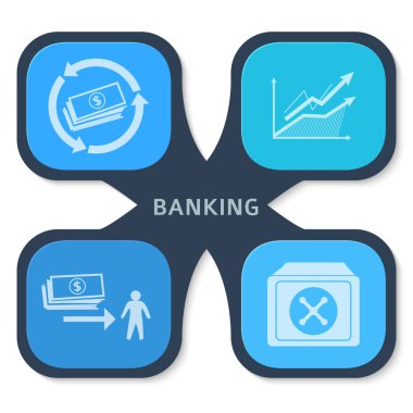 Banking-Concept-Flyer-Template-White-background
