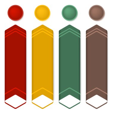 Vertical-Banner-set-information-up-Arrow-insulated