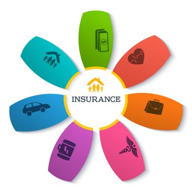 Info-Flower-Pattern-Presentation-insurance-Empty