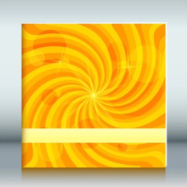 Cover-page-template-brochure-background-Vortex-Joy — Stockvector