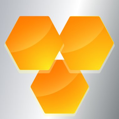 Template-Page-Layout-leaflets-Hexagon-Shape