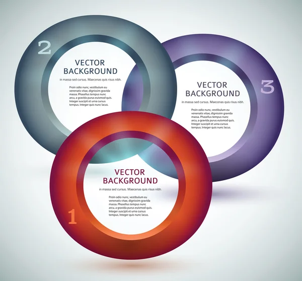 Folleto-página-layout-3d-ring-design-elements2 — Archivo Imágenes Vectoriales