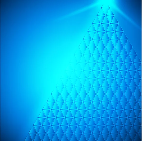 Triangle-element-blue-light-glowing-background — Stock Vector