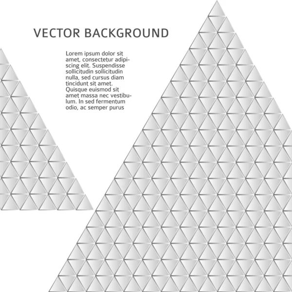 Geometrical grey background — Stock Vector