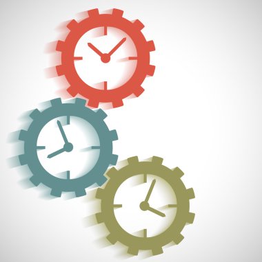 kavram zaman çizelgesi simgeleri dişli saat