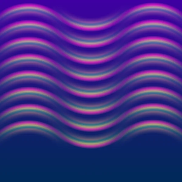 Efecto de onda brillante fondo azul oscuro — Archivo Imágenes Vectoriales