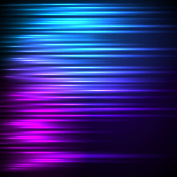 Horizontal lines glowing effect stripes background — Stock Vector