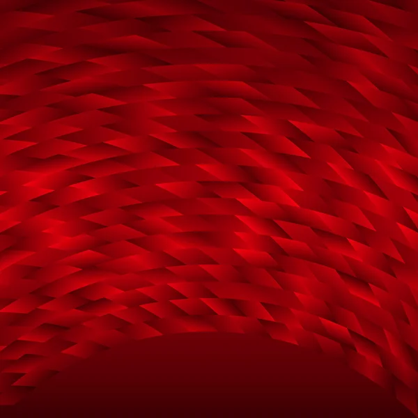 Rombi mosaico effetto arco rosso sfondo astratto — Vettoriale Stock