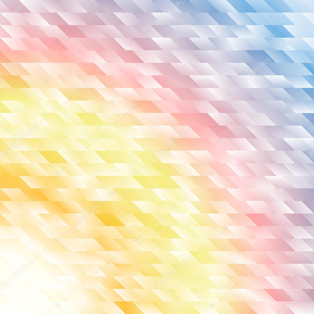 Dawn sun rises over ocean geometric abstract background