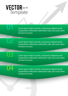 infographics business presentation template proportions A4 sheet