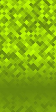pixels mosaic squares page booklet green background