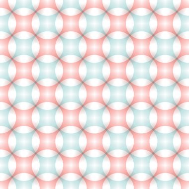Seamless gentle pattern drawing circles