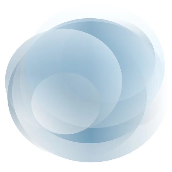 Transparente blau-graue Kreise Aliasing Licht — Stockvektor