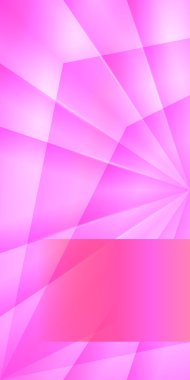 Pink crystal background brochure cover page layout