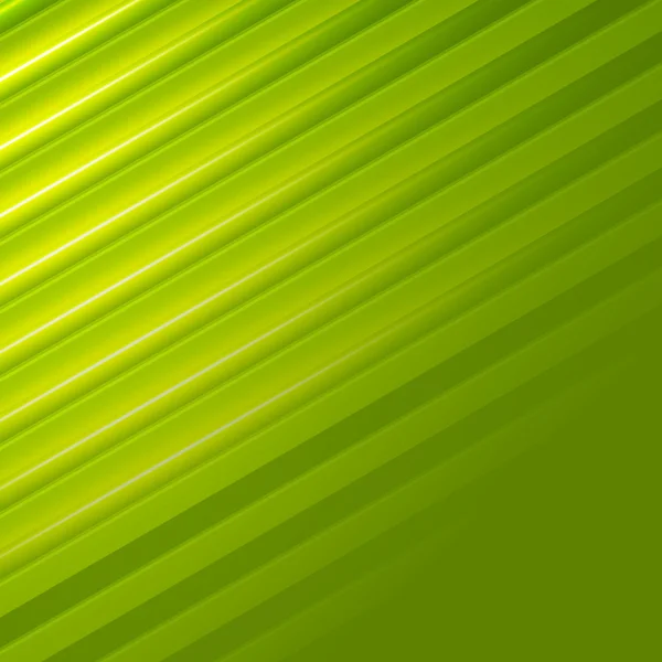 Сяючий зелений фон косих ліній — стоковий вектор