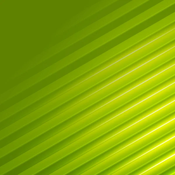 Glowing green background oblique lines stripe — ストックベクタ