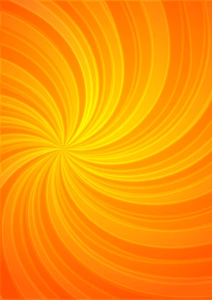 Yellow spiral twist proportion A4 sheet page background — Stock vektor