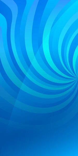 Flyer template vertical background blue spiral twist — Stock Vector