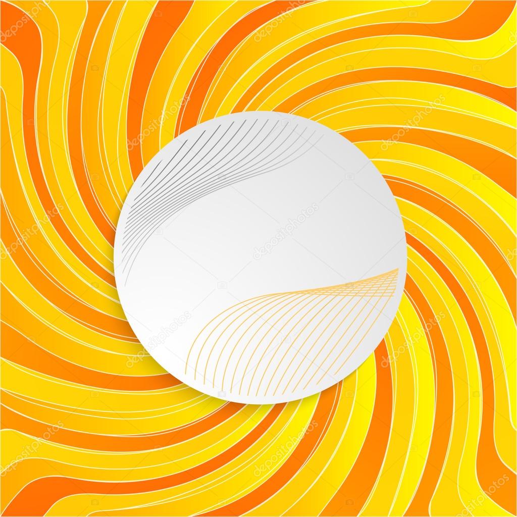 yellow spiral twist background 3d circle center