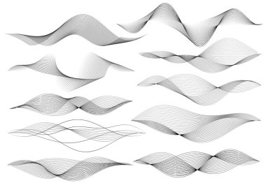 Veri akışı, sinyal hareketi ve modern teknolojiden esinlenen soyut dalga çizgileri. Teknoloji geçmişi, UI kavramları, yenilik posterleri, ağlar ve hareket-grafik görselleştirmeleri için mükemmel.