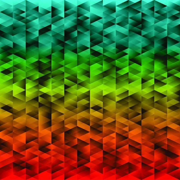 Glamor rainbow gradient mosaic background triangles — 图库矢量图片