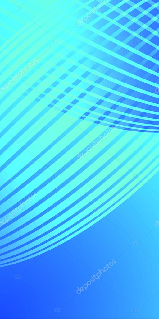 Element Design Bright Light Blue Horizontal Stripes Brochure