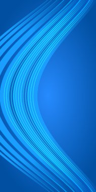 vertical banner blue light background bending line