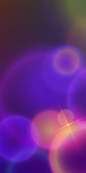Shine circles blur effect dark background vertical banner — Stock Vector