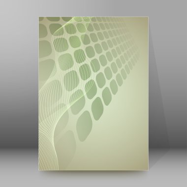 Business Report background brochure cover page layout