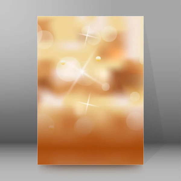 Holiday cappuccino background brochure cover page layout — Stockvector