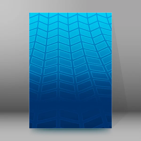 Impresión neumático fondo folleto cubierta página diseño — Vector de stock